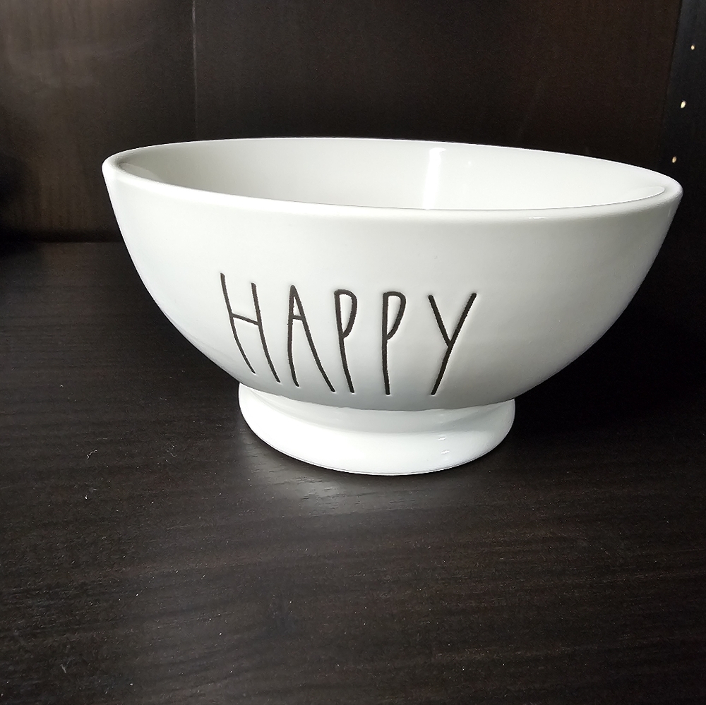 Rae Dunn Bowls Happy, Hey Girl, Relax, Home, Good Morning Selling individually - Picture 7 of 8